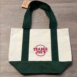 Trader Joe's Canvas Mini Tote Bag